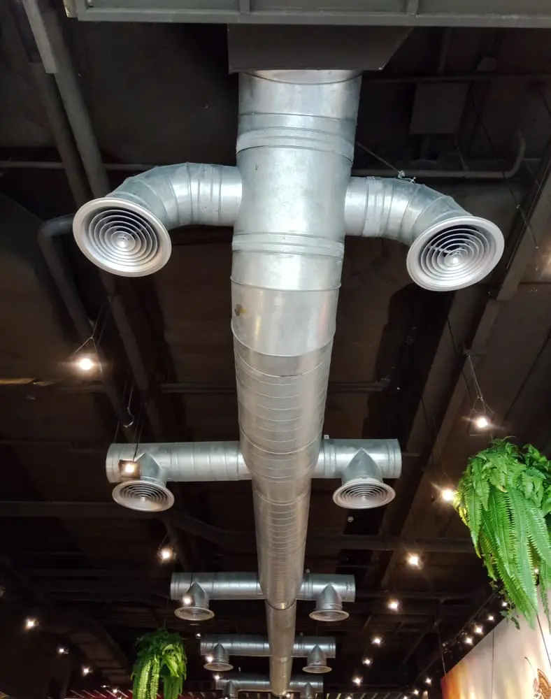 Air Duct On The Ceiling