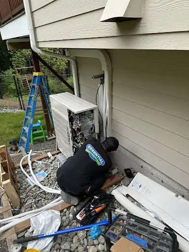 Essential Heating and Air Team at work